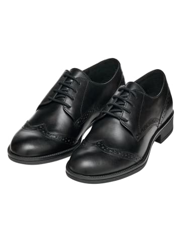 Geox Skórzane trzewiki "Jaylon 2" w kolorze czarnym