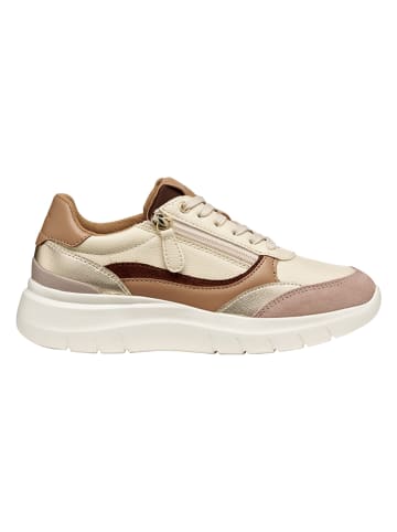 Geox Sneakers "Plummery" beige/lichtbruin
