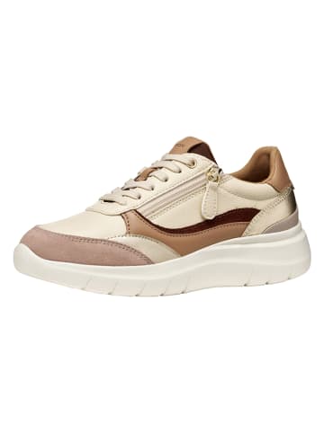 Geox Sneakers "Plummery" in Beige/ Hellbraun