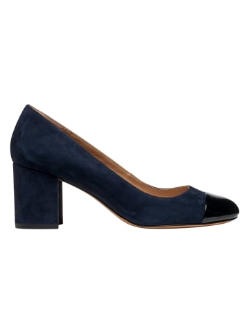 Geox Leder-Pumps "Virnilisa" in Dunkelblau