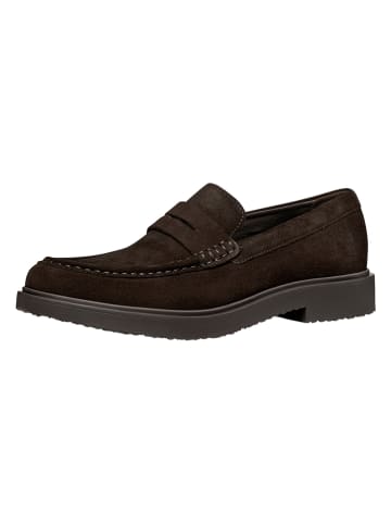 Geox Leren mocassins "Massimiano" bruin