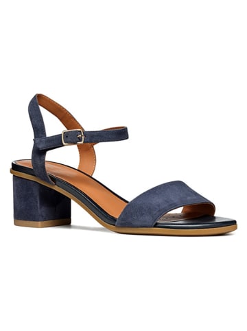 Geox Leren haksandalen "Aurely 50" donkerblauw