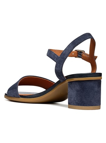 Geox Leren haksandalen "Aurely 50" donkerblauw