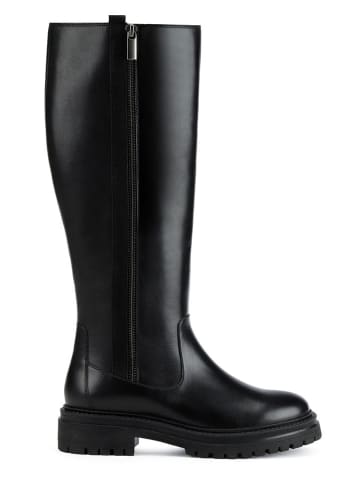 Geox Leder-Stiefel "Iridea" in Schwarz