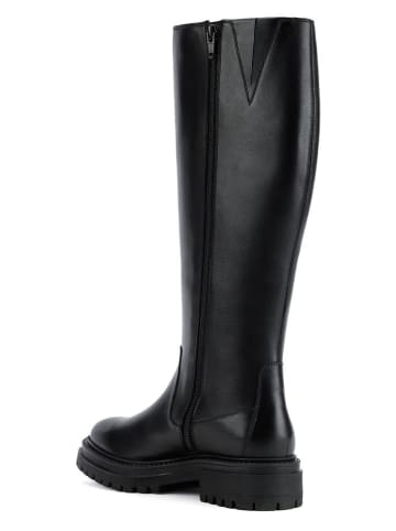 Geox Leder-Stiefel "Iridea" in Schwarz