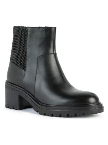 Geox Leder-Stiefeletten "Damiana" in Schwarz