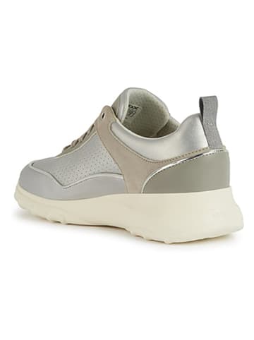 Geox Sneakers "Alleniee" in Silber/ Creme