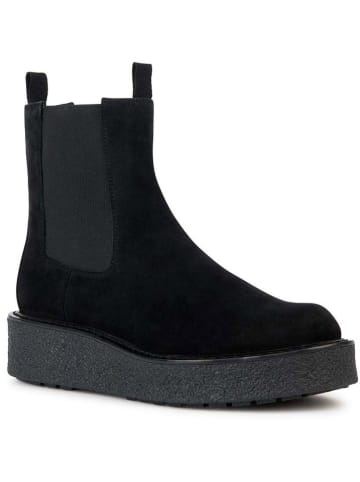 Geox Leren chelseaboots "Elidea" zwart