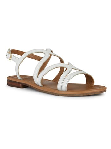 Geox Leren sandalen "Sozy" wit