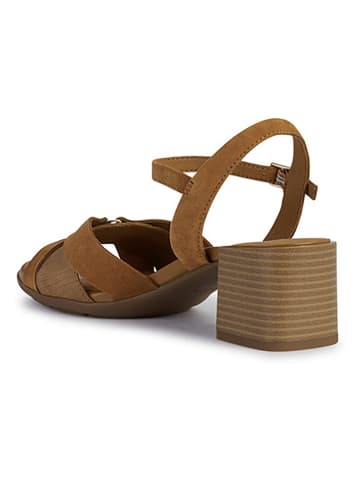 Geox Haksandalen "New Narykarmen" lichtbruin