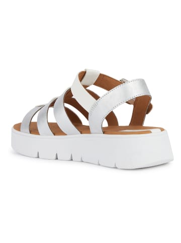 Geox Sandalen "Dandra 40" zilverkleurig/wit