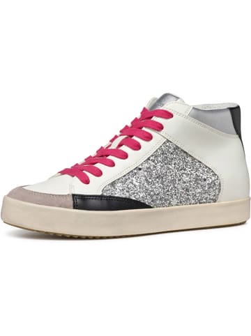 Geox Sneakers "Blomiee" in Creme/ Silber/ Schwarz