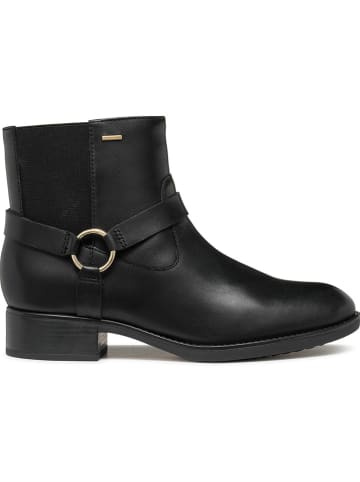 Geox Leder-Ankle-Boots "Felicity" in Schwarz
