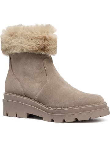 Geox Leder-Boots "Felleny" in Beige