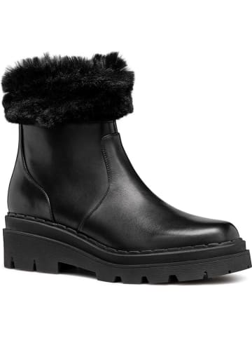 Geox Leder-Boots "Felleny" in Schwarz