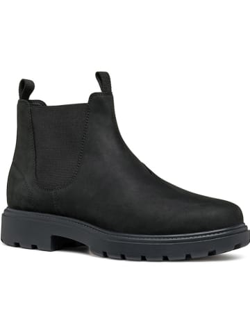 Geox Leder-Chelsea-Boots "Spherica" in Schwarz