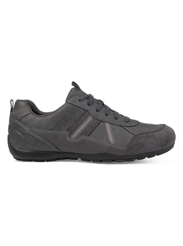 Geox Leder-Sneakers "Ravex" in Grau