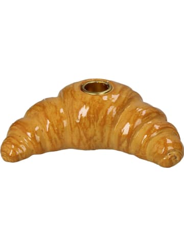 Kersten Kerzenhalter ''Croissant'' in Hellbraun - (B)16,4 x (H)5,6 x (T)9 cm