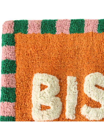 Kersten Badematte ''Bisous'' in Orange - (L)50 x (B)80 cm