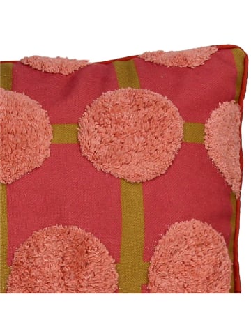 Kersten Kussen roze/groen - (L)45 x (B)45 cm