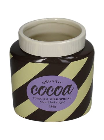 Kersten Doniczka "Cocoa" w kolorze fioletowo-czarno-beżowym - 16,5 x 17 x 13,2 cm