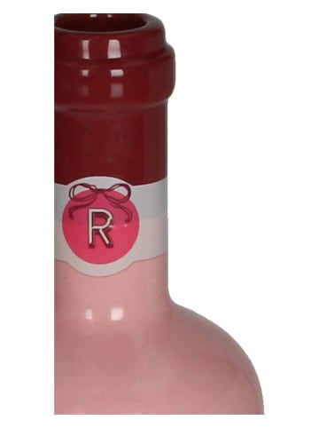 Kersten Vase ''Wine Bottle'' roze/lichtroze - (H)29 cm - Ø 9,8 cm