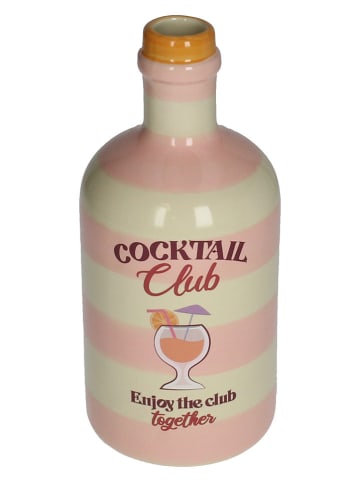 Kersten Wazon "Cocktail" w kolorze beżowo-jasnoróżowym - wys. 21,5 x Ø 9,5 cm