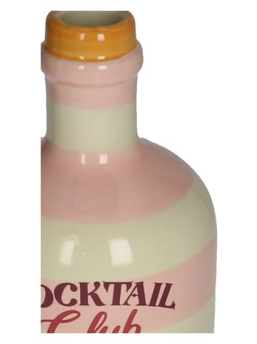 Kersten Vase ''Cocktail'' in Beige/ Rosa - (H)21,5 cm - Ø 9,5 cm