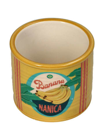 Kersten Doniczka "Banana" w kolorze żółtym - wys. 6,3 x Ø 7,3 cm