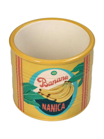 Kersten Doniczka "Banana" w kolorze żółtym - wys. 8,7 x Ø 9,8 cm