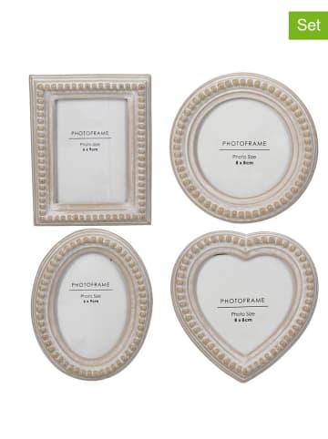 Kersten 4-delige set: fotolijsten wit - (B)9 x (H)6 cm