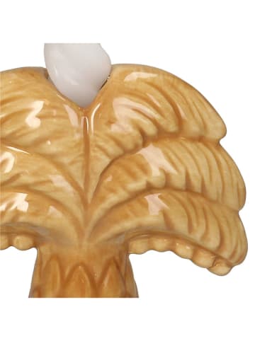 Kersten Kaarsenhouder "Palm Tree" beige - (B)12,7 x (H)14,4 x (D)5,5 cm