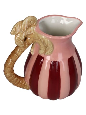 Kersten Vase ''Palm Tree'' in Rosa/ Lila/ Beige - (B)19 x (H)20,5 x (T)14 cm
