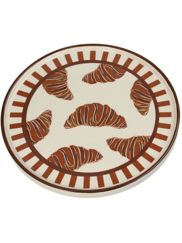 Kersten Talerz obiadowy "Croissant" w kolorze beżowo-jasnobrązowym - Ø 25,5 cm