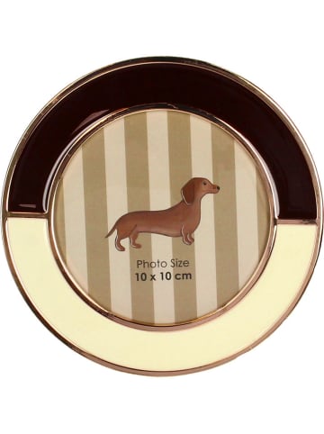 Kersten Fotolijsten "Aloy" blauw/crème - Ø 10 cm