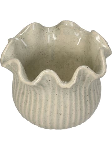 Kersten Blumentopf in Beige - (H)14 cm - Ø 16,5 cm