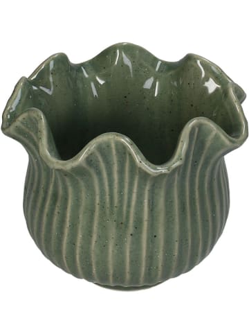 Kersten Blumentopf in Grün - (H)14 cm - Ø 16,5 cm