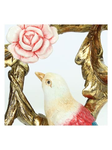 Kersten Kaarshouder goudkleurig/groen - (B)11 x (H)35 x (D)10 cm