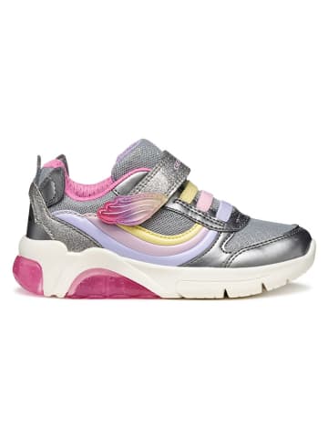 Geox Sneakersy "Fadinlight" w kolorze srebrnym