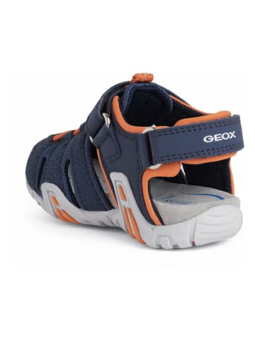 Geox Enkelsandalen "Kraze" donkerblauw/oranje