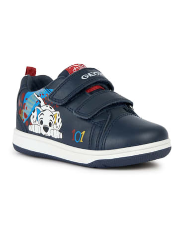 Geox Leren sneakers "New Flick" donkerblauw