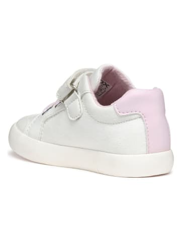 Geox Sneakersy "Gisli" w kolorze biało-jasnoróżowym