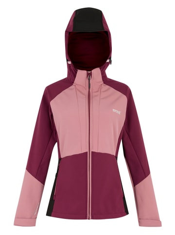 Regatta Kurtka softshellowa "Desoto" w kolorze jagodowo-jasnoróżowym