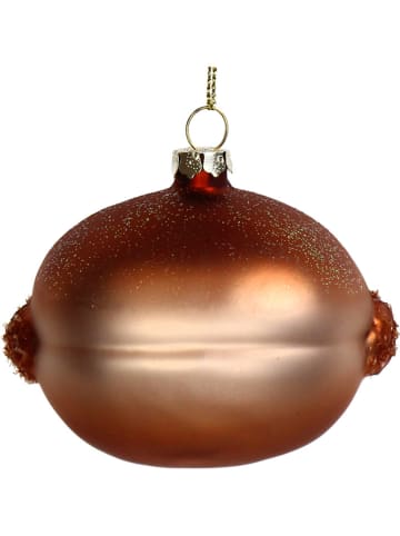 Kersten Christbaumkugel ''Croquette Sandwich'' in Braun - (H)8,5 cm