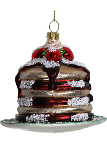 Kersten Kerstbal ''Pancake'' meerkleurig - (H)10,2 cm