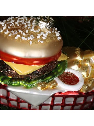Kersten Baumschmuck "Hamburger Fries" in Bunt - (B)10 cm