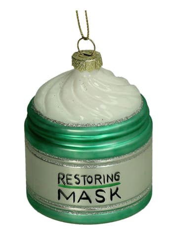 Kersten Baumschmuck "Restoring Mask" in Grün - (H)8 cm