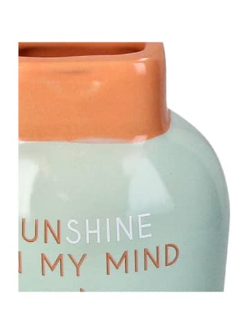 Kersten Vase ''Sunscreen'' in Grau - (B)8,8 x (H)19 x (T)5,6 cm