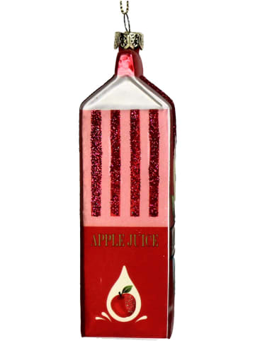 Kersten Christbaumkugel ''Apple Juice'' in Rot - (H)12,7 cm