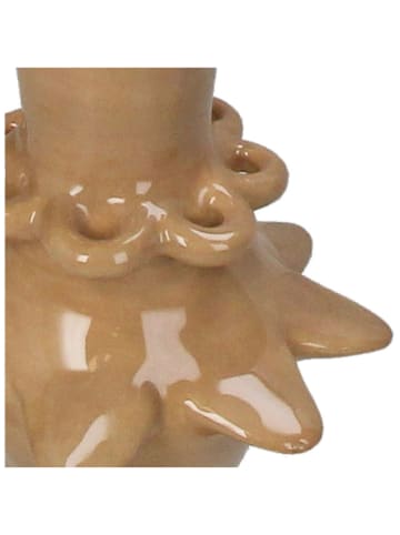 Kersten Kerzenhalter in Beige - (H)13 x Ø 8,8 cm